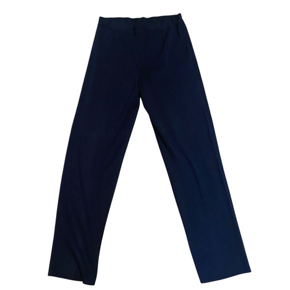 Ming Wang Womens Navy Blue Acrylic Blend Pants Size Petite Small - Picture 3 of 7